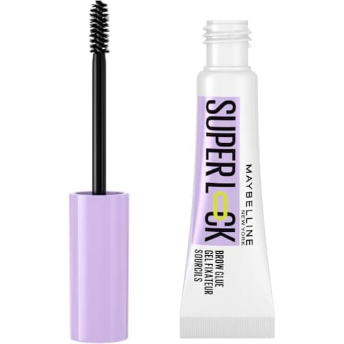 Maybelline New York - Clear Eyebrow Fixing Gel - With Sculpting Brush - Extreme Hold 24H - No Residue - No Cardboard Effect - Non Sticky Finish - Superlock Brow Glue - Image 2