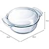 Dajar Pyrex 40682 Casserole Glass 5L Clear Glass, 32 x 27 cm - Image 4