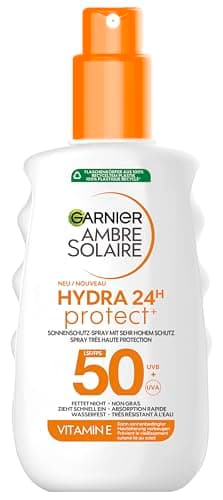 Garnier Ambre Solaire Hydra Protect+ 24h SPF 50 UVA and UVB Sun Protection Spray with Vitamin E 150ml - Image 2