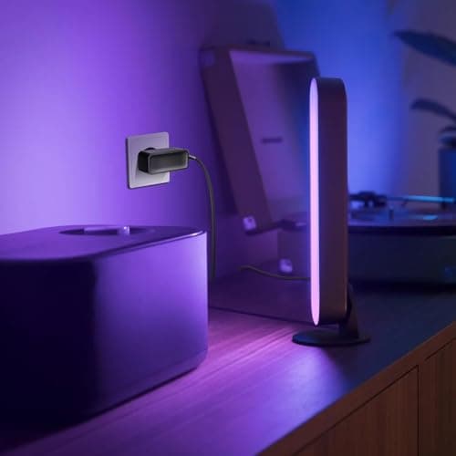 TAIFU 24V 1A Charger for Philips Hue Play Gradient Lightstrip 560409 560417 75" 65" 70" 55" 55" TV Multi-Color Smart Light Strip 24W LED Power Supply Charging Cable AC Adapter - Image 3