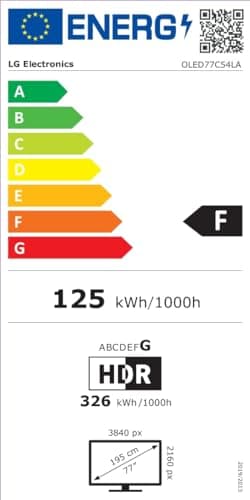 LG OLED TV OLED77C5 OLED Evo Deep Black and Brightness Booster 120Hz 4K 195cm 2025 - Image 8