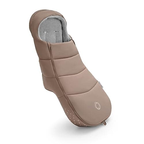 Bugaboo Footmuff - Essential Accessory for Pushchairs, Water and Weather Resistant, Comfortable for Toes, Warm and Breathable in Taupe Desert - Image 2