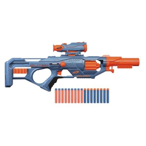 Hasbro Nerf Elite 2.0, Blaster Eaglepoint RD-8, Outdoor Games for Kids, 8 Darts Barrel, Removable Sight and Barrel, 16 Official Elite Darts Multicoloured - Image 2