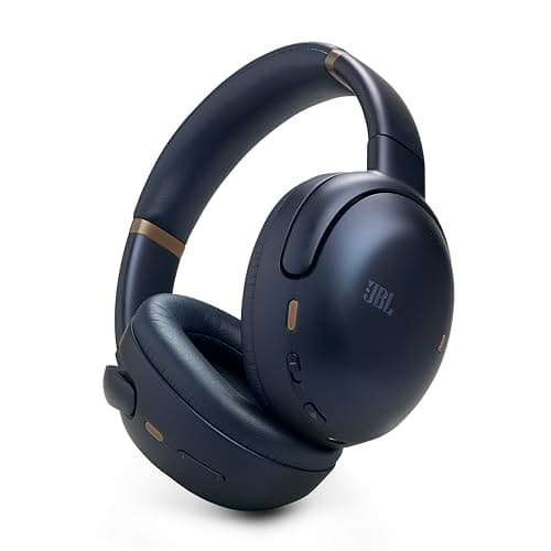 JBL Tour One M3, Casque Bluetooth sans Fil Supra-auriculaire, réduction adaptative du Bruit, 70 h d’autonomie, Confort Optimal, Son JBL Spatial 360, Suivi des mouvements, Compatible USB-C, Bleu - Image 2