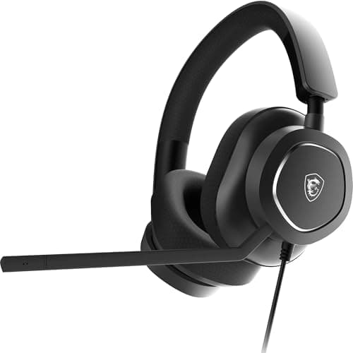 MSI Maestro 300 PC Headset, Detachable Microphone, USB Type-C or USB Connection - Image 2