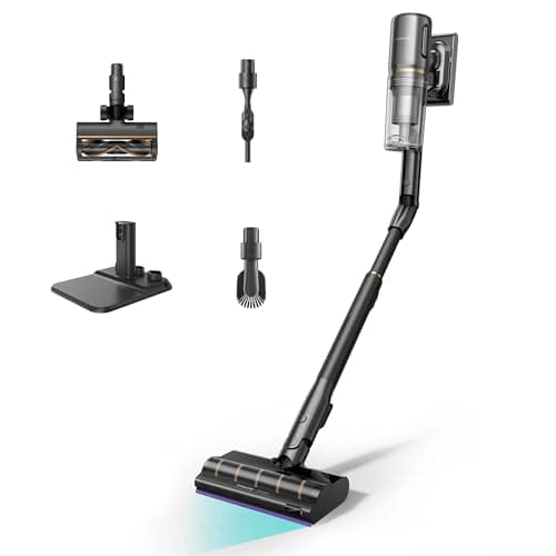 dreame V20 Pro-A Aspirateur Balais sans Fil, Nettoyage des Bords à 0 mm, des Sols Durs, des Tapis et des Poils, sans Nœuds, 24 000PA / 210 AW, Autonomie de 90 Min, Filtration à 99,99% - Image 2