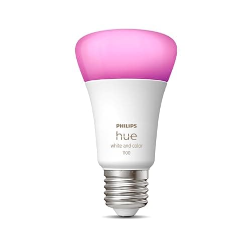 Philips Hue White and Color Ambiance, E27 Smart LED Bulb, 75W Equivalent, 1100 Lumens, Bluetooth Compatible, Works with Alexa, Google Assistant and Apple Homekit, Older Generation - Image 3