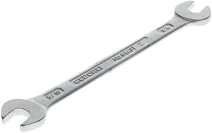 GEDORE Double Open-End Wrench, Size 1/4"+5/16", Inch, Flat, Wrench, Length 122 mm, 6 1/4x5/16AF