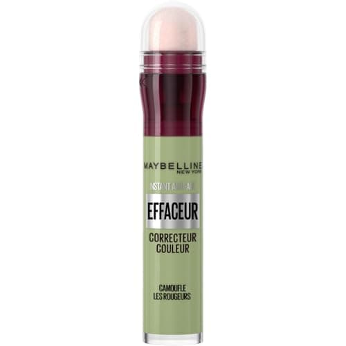 Maybelline New York- Instant Effaceur - Correcteur de Couleur - Corrige les Rougeurs, Cernes, Taches et Imperfections - Tenue Longue Durée 12H - Teinte : Vert - 6,8 ml - Image 2