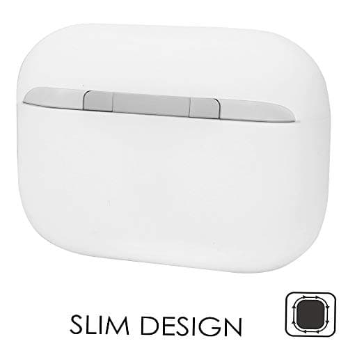 Airpods Pro Case, Watruer Protective Ultra-Thin Soft Silicone Shockproof Non-Slip Protective Cover for Apple Airpods 3 Accessories – White - Image 3