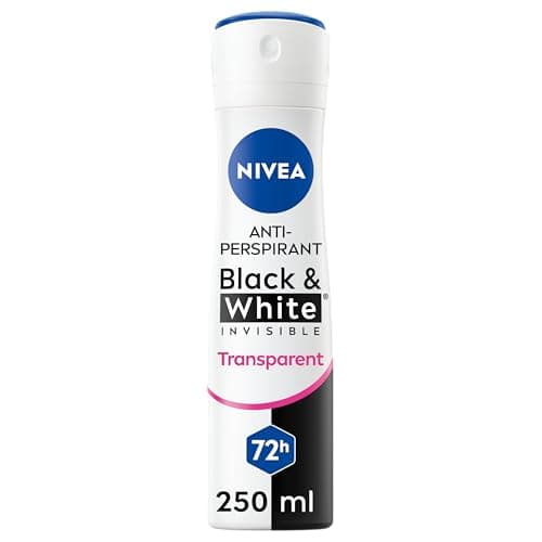 NIVEA Déodorant Spray Black & White Invisible (1 x 250 ml), déodorant femme anti-traces blanches et jaunes, anti-transpirant anti odeur & humidité, protection efficace 72 h, sans alcool - Image 2