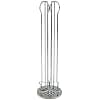 Fackelmann 42164 Nespresso Capsule Holder, Nespresso Pod Holder, Nespresso Coffee Capsule Dispenser, Chromed Steel, 37.5 x 11.2 cm, Grey - Image 2