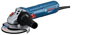 Bosch Professional Bosch Professional meuleuse angulaire filaire GWS 12-125 (Ø disque : 125 mm, puissance 1 200 W, protection anti-redémarrage, capot de protection, écrou de blocage, poignée auxiliaire standard)