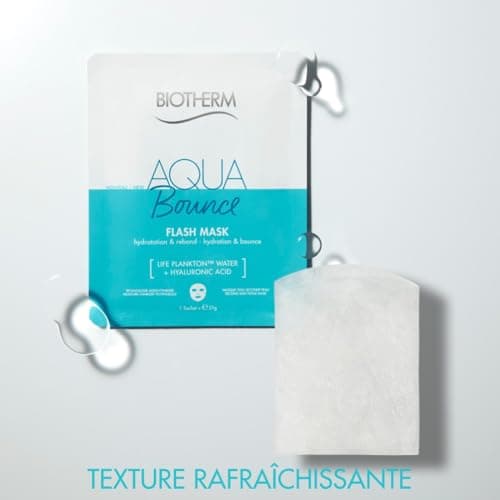 Biotherm, Aqua Bounce Flash Mask, Instant Hydration & Rebound Tissue Mask, Deep Moisturizes Skin & Plump, Enriched with Hyaluronic Acid & Biotech Plankton, All Skin Types - Image 5