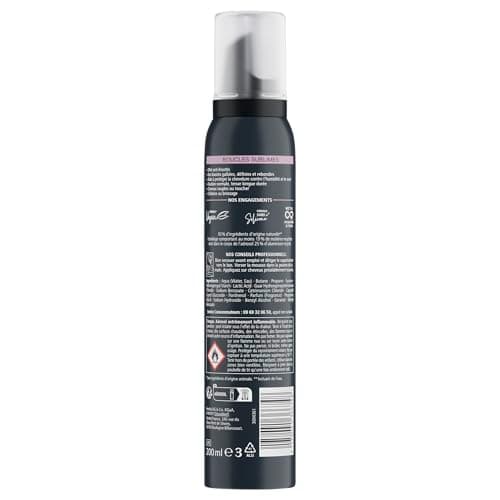 SCHWARZKOPF, Mousse Sublime Curls, Defined and Bouncy Curls, Anti-Frizz, Vegan Formula, Silicone-Free, 93% Natural Ingredients, Normal Fit, Long-Lasting Wear, 200 ml - Image 4