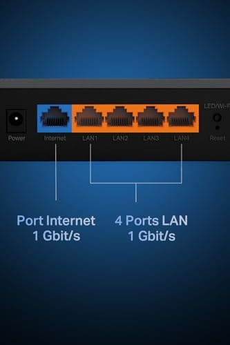 TP-Link Archer BE220 WiFi 7 Router, BE3600Mbps Bi-Band up to 3.6 GB/s, 5 Gigabit Ports, 4 High Performance Antennas, EasyMesh, WPA3, Parental Control, - Image 6