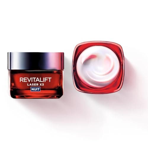 L'Oréal Paris - Triple Action Anti-Aging Night Mask Cream - Anti-Wrinkle & Multi-Correction - Enriched with Pro-Retinol, Hyaluronic Acid & Vitamin C - Revitalift Laser - 50 ml - Image 7