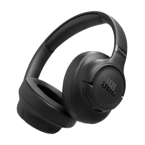 JBL Tune 780 NC Casque Supra-auriculaire sans Fil, autonomie jusqu'à 76 h, Réduction de Bruit Adaptative, Smart Ambient, Google Fast Pair, Microsoft Swift Pair, Noir - Image 2
