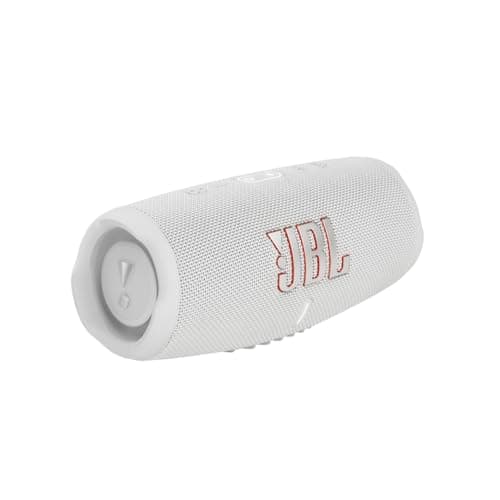 JBL Charge 5 - Waterproof Portable Bluetooth Speaker (IP67) with USB Charging Output, 20 Hours Battery Life, JBL Partyboost (White) - Image 2