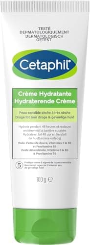 Cetaphil crème hydratante corps, 100g, Visage et corps, peaux sensibles sèches à très sèches, Crème corps hydratante, Niacinamide, Panthénol et de la glycérine, sans parfum - Image 2