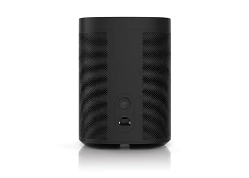 Sonos One - Enceinte sans Fil - Multiroom WiFi - Air Play 2 - Assistant Google et Amazon Alexa Intégrés - Son Clair - Interface Tactile - Noir - Image 6