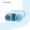 Wessper Aquaclean Filter Cartridge Compatible with Philips and Saeco Coffee Maker, Water Filter with Activated Carbon – 2 Pieces, Blue - Image 6