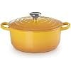 Le Creuset Signature Enamelled Cast Iron Casserole with Lid, 20 cm, Round, 2.4 L, 3.1 kg, Nectar, 21177206724430 - Image 3