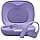 JBL Sense Lite True Wireless Open Earbuds, Ear Hook, Air Conduction, OpenSound, 32 Hours Battery Life, IP54 Waterproof, Compatible Headphones, Purple - Image 2