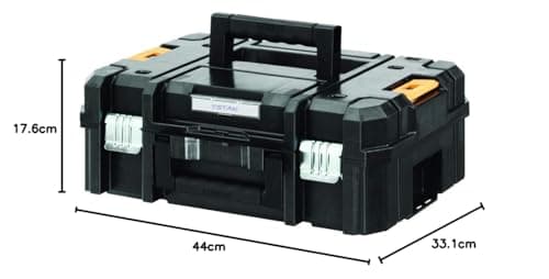 DeWALT TSTAK II Equipment Cases (Black, Yellow, 440mm, 176mm, 331mm) - Image 4