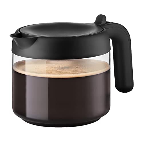 De'Longhi Pot à Café, Cafetière en Verre pour Machines à Café en Grains, avec Couvercle en Plastique, Facile à Manipuler et à Transporter, DLSC021, Capacité 750ml, Noir - Image 5
