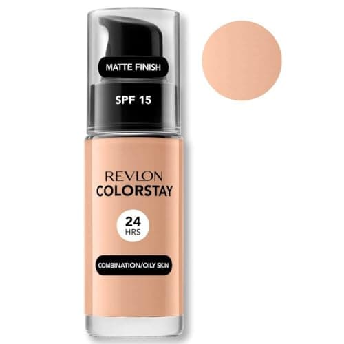 Revlon ColorStay - Fond de teint Longue Tenue 24H - Maquillage Teint et Soin Peaux Mixtes à Grasses - Formule Nourrissante et Protectrice à Base de Vitamine E - SPF 15-30 ml - N320 True Beige - Image 2