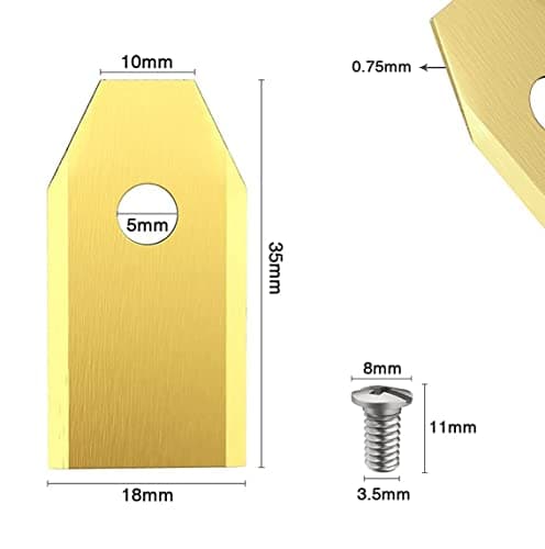 Robot Lawnmower Blade, 30 Universal Replacement Blades Suitable for All Husqvarna Automower, Gardena, Yardforce Robotic Lawnmowers - Image 7