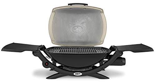 Weber Q2000 55 x 39 cm Gas Barbecue with Folding Side Tables Titanium (53060079) - Image 5