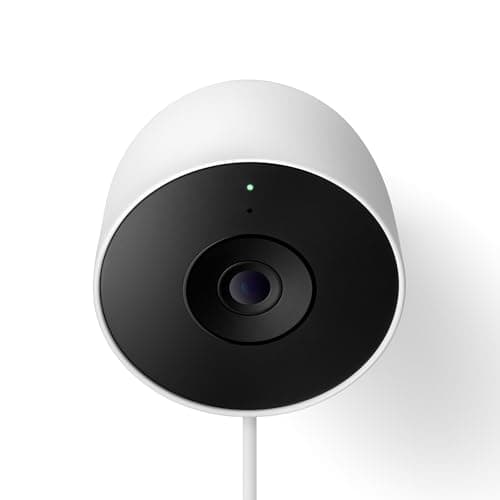 Google Nest Cam Outdoor (Wired, 2nd Gen) - Outdoor Security Camera with 2K Video - Works with Google Home - Snow - Image 4