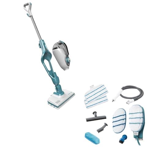 BLACK+DECKER Balai Vapeur 9 en 1 avec Nettoyeur à Main et Gant SteaMitt, 1,3 kW, FSMH1351SM-QS - Image 2
