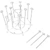Tnfeeon Skewer Holder, Stainless Steel Skewer Holder Compatible with 6 Quart Pressure Cookers Kabob Grill Accessory for Deep Fryer 8 QT Instant Pot 6 QT - Image 7