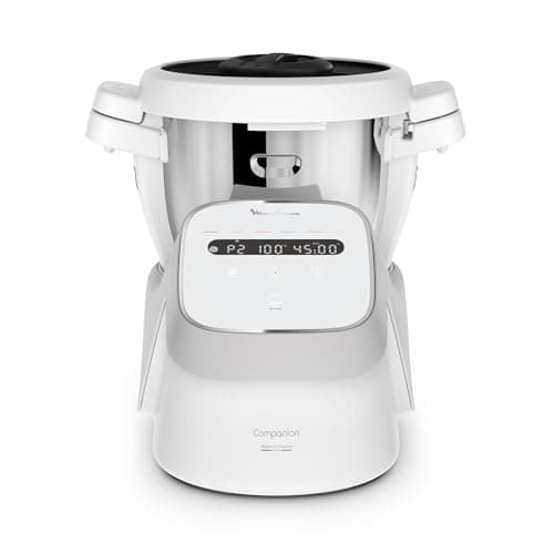 Moulinex Companion, HF8408F1 Robot Cooker, 14 Functions, 3L Bowl, Capacity XL 10 People, Cook, Mixing, Chopping, Silent, Dishwasher Safe, Made in France, Grey - Image 2