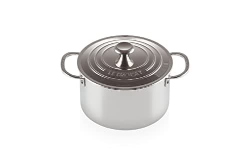 Le Creuset Signature Stainless Steel Casserole Dish with Lid, 20 cm, 966006200000000 - Image 3