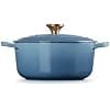 Le Creuset Chambray 21177204344441 Enamelled Cast Iron Signature Casserole Dish with Lid, Ø 20 cm, Round, 2.4 L, 3.1 kg - Image 4