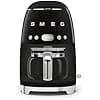 Smeg, DCF02BLEU Filter Coffee Maker, Aroma and Autostart Function, Glass Jug Up to 12 Cups, 2 Levels of Intensity, Keep Warm Mode, 1050 W, Black - Image 3