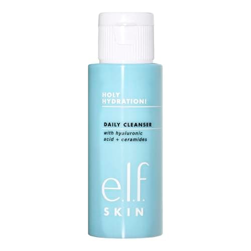 e.l.f. SKIN Holy Hydration! Daily Cleanser Mini nettoyant pour le visage pour laver le maquillage, l'excès d'huile et les impuretés, végétalien et sans cruauté envers les animaux, 30 ml - Image 2