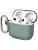 RHINOSHIELD Case with Carabiner Compatible with Apple [AirPods 4] | Military Grade Protection Scratch Resistant Wireless Charging - [Sage Green, Standard Set] - Image 2
