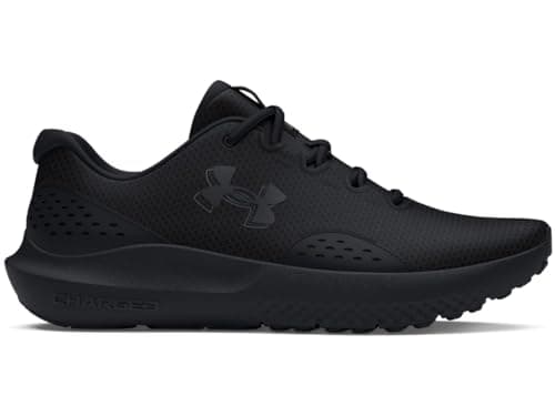 Under Armour UA Charged Surge 4 Chaussures de sport pour hommes, baskets légères et respirantes, couleur noir/gris anthracite/blanc - Image 7