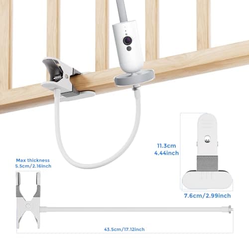 Philips Avent Video Baby Monitor SCD 923/26,SCD 921/26,SCD643/26,SCD973/26,SCD951/26,Flexible Clip Holder for Philips Avent Video Babyphone - Image 6