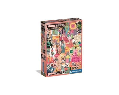 Clementoni - Puzzle for Adults 1000 Pieces, More is More - Fashin&Design Compact Box, Made in Italy, 37071 - Image 2