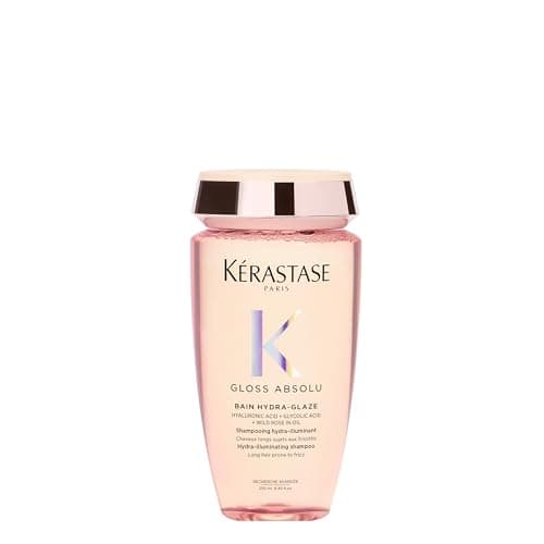 KÉRASTASE Gloss Absolu -Bain Hydra-Glaze -Shampoing Cheveux Ternes - Brillance -Shampoing Hydra-Illuminant - Acide Hyaluronique, Acide Glycolique & Rose Sauvage - Cheveux Longs & Sujets aux Frisottis - Image 3