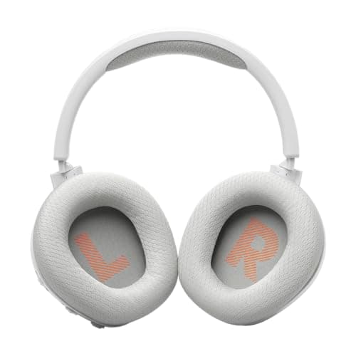 JBL Quantum 360 Wireless Over-Ear Gaming Headset, Dual 2.4GHz Bluetooth Connection, 22H Battery Life, Detachable Mic, Multi-Platform Compatible, White - Image 4