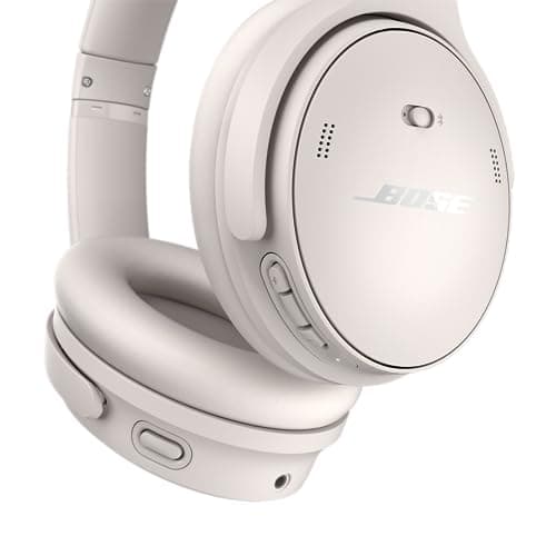 Bose QuietComfort Headphones, Casque sans fil immersif à réduction de bruit, Casque supra-aural Bluetooth avec micro intégré d’une autonomie allant jusqu’à 24 heures, Blanc Nuage - Image 6
