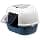 Ferplast Bac Litiere pour Chat, Maison de toilette pour Chat, Bac à litière d'angle, 2 filtres à charbon actif anti-odeur inclus, Porte battante obscurcie, 57,5 x 51,5 xh 42 cm, MIKA - Image 6