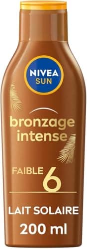 NIVEA Sun Sun Lotion Intense Tanning SPF 6 - Protection & Tan Complexion - Carotene Extract & Vitamin E - Without Self-Tanning - Light & Non-greasy Formula - Normal Skin - 200 ml - Image 3
